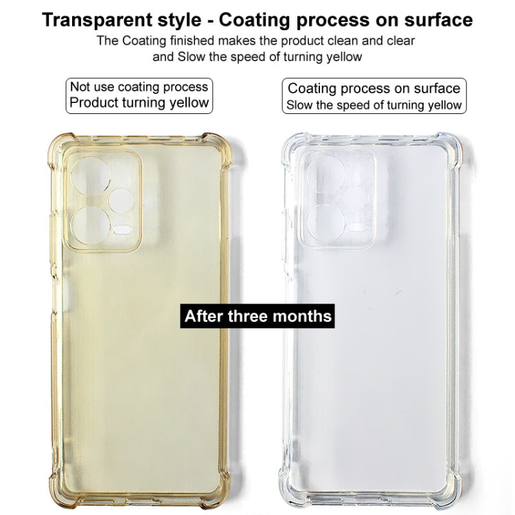 For iPhone 16 imak Shockproof Airbag TPU Phone Case(Transparent Black) - free shipping - PMC TechLife - Order now!