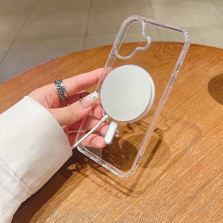 For iPhone 17 Large Hole Camera MagSafe Magnetic Clear Acrylic TPU Case(Transparent) - free shipping - PMc TechLife - Order now!