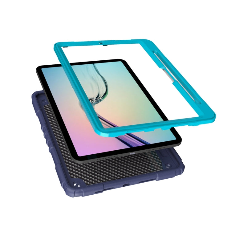 For iPad Pro 11 2024 Spider Turntable Handle Stress Relief Tablet Case(Navy Blue Blue) - iPad Pro 11 2024 Cases by PMC TechLife | Online Shopping South Africa | PMC TechLife | Buy Now Pay Later Mobicred