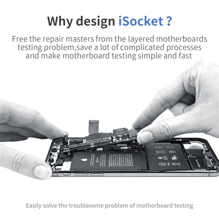 QianLi iSocket Series 8 in 1 Motherboard Layered Test Stand For iPhone 15 Series - free shipping - PMC TechLife - Order now!