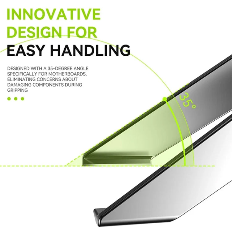 Luowei IS-30 Anti-slip Motherboard Layered Tweezers - free shipping - PMC TechLife - Order now!