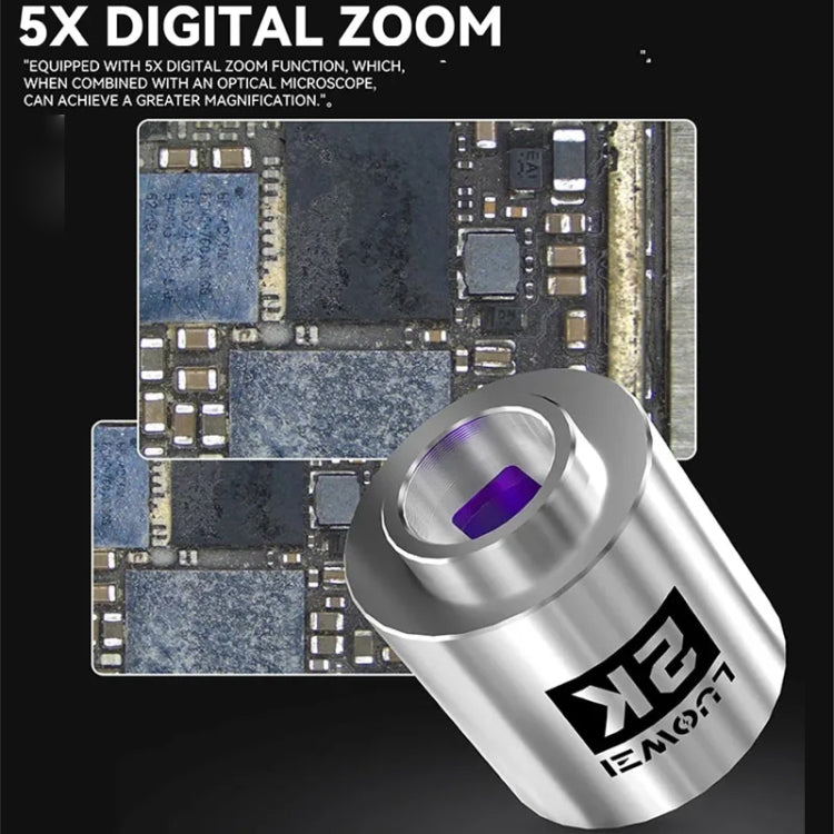 Luowei LW-GK20 UHD 1080P / 2K Microscope Camera with 5X Digital Zoom & Custom Storage - free shipping - PMC TechLife - Order now!