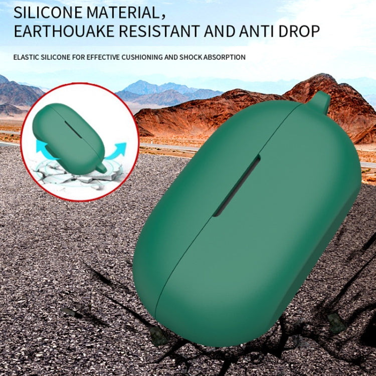 For Beats Solo Buds Wireless Earphones Silicone Protective Case(Dark Green) - Other Case by PMC Jewellery | Online Shopping South Africa | PMC Jewellery | Buy Now Pay Later Mobicred