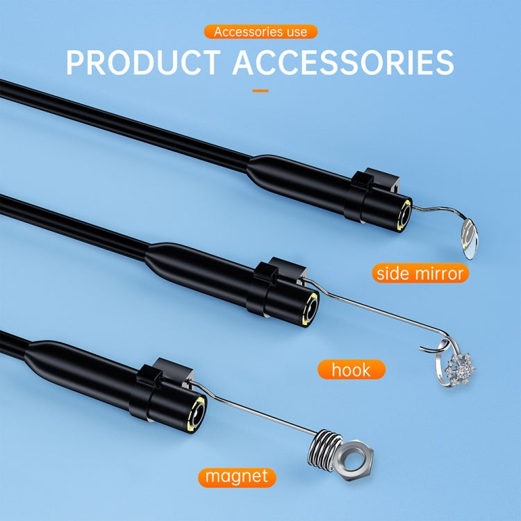 AN112 2 in 1 USB-C / Type-C + 8 Pin Interface 5.5mm HD Industry Endoscope, Length:1m Soft Tube -  by PMC TechLife | Online Shopping South Africa | PMC TechLife | Buy Now Pay Later Mobicred