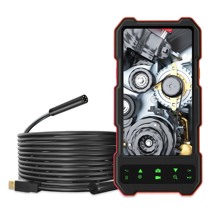 T21 4.5 inch IPS Color Screen 5.5mm Single Camera Split Hard Cable Industrial Endoscope, Length:1m(Black Red) -  by PMC TechLife | Online Shopping South Africa | PMC TechLife | Buy Now Pay Later Mobicred
