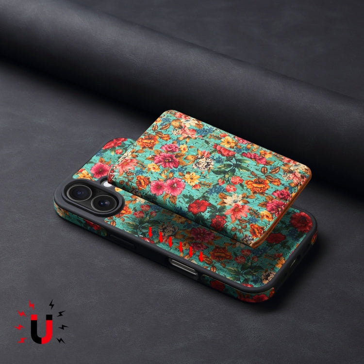 For iPhone 16 Plus MagSafe Detachable Card Slot Holder Phone Case(Blue) - iPhone 16 Plus Cases by PMC TechLife | Online Shopping South Africa | PMC TechLife | Buy Now Pay Later Mobicred