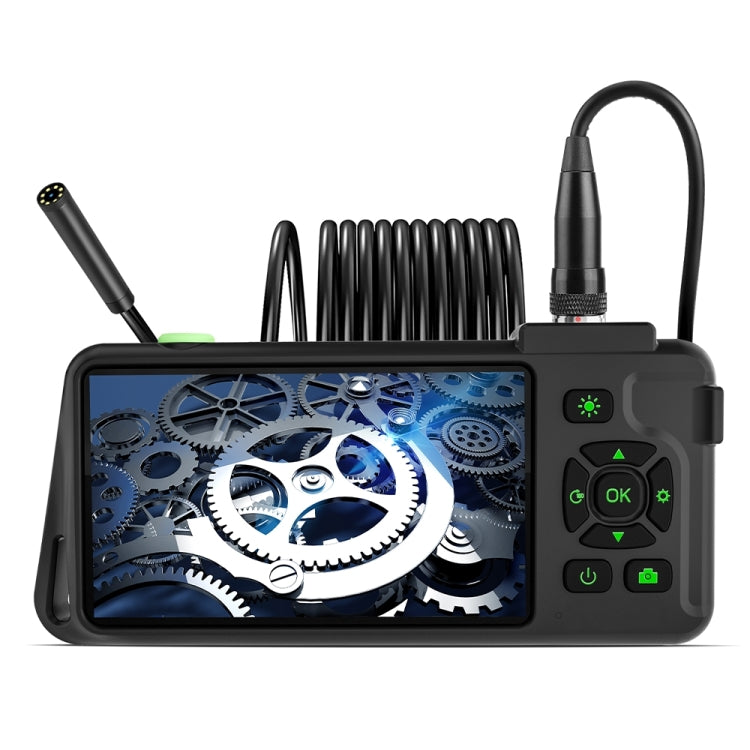 T22 4.5 inch IPS Color Screen 8mm Single Camera Hard Cable Industrial Endoscope, Length:3.5m(Black Orange) -  by PMC TechLife | Online Shopping South Africa | PMC TechLife | Buy Now Pay Later Mobicred