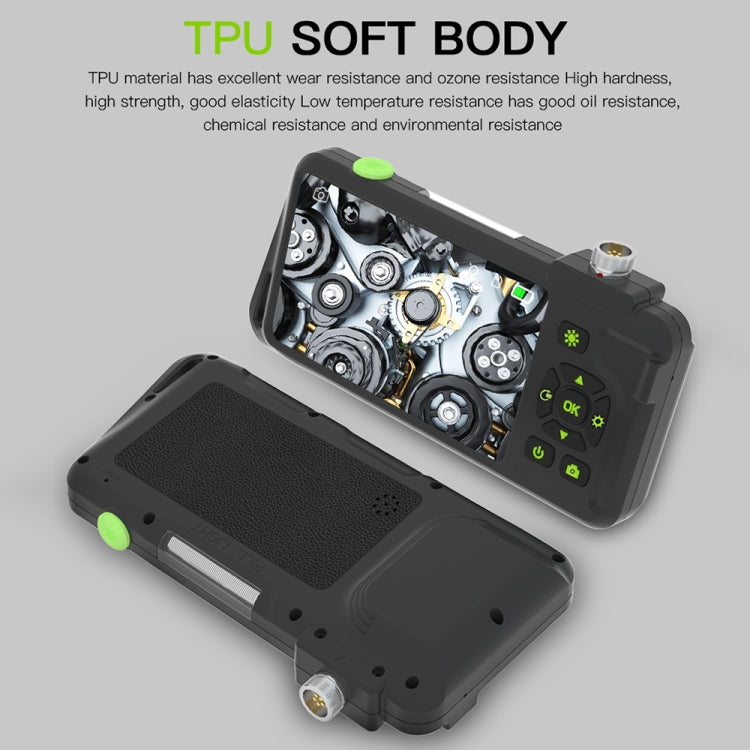 T22 4.5 inch IPS Color Screen 5.5mm Single Camera Hard Cable Industrial Endoscope, Length:3.5m(Black Orange) -  by PMC TechLife | Online Shopping South Africa | PMC TechLife | Buy Now Pay Later Mobicred