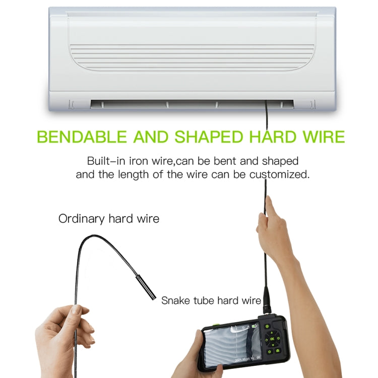 T22 4.5 inch IPS Color Screen 3.9mm Single Camera Hard Cable Industrial Endoscope, Length:3.5m(Black Orange) -  by PMC TechLife | Online Shopping South Africa | PMC TechLife | Buy Now Pay Later Mobicred