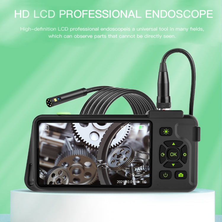 T22 4.5 inch IPS Color Screen 5.5mm Dual Camera Hard Cable Industrial Endoscope, Length:1m(Black Orange) -  by PMC TechLife | Online Shopping South Africa | PMC TechLife | Buy Now Pay Later Mobicred