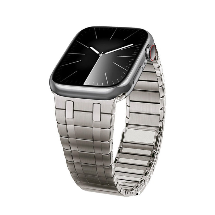 For Apple Watch Series 7 45mm Magnetic Stainless Steel Watch Band(Titanium Gold) - free shipping - PMc TechLife - Order now!