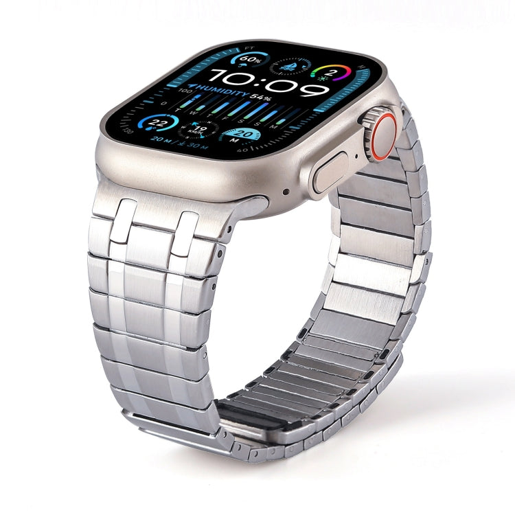 For Apple Watch Series 6 44mm Magnetic Stainless Steel Watch Band(Silver) - free shipping - PMc TechLife - Order now!