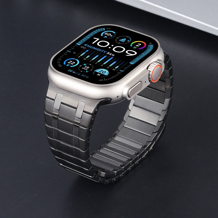 For Apple Watch Series 6 44mm Magnetic Stainless Steel Watch Band(Titanium Grey) - free shipping - PMc TechLife - Order now!