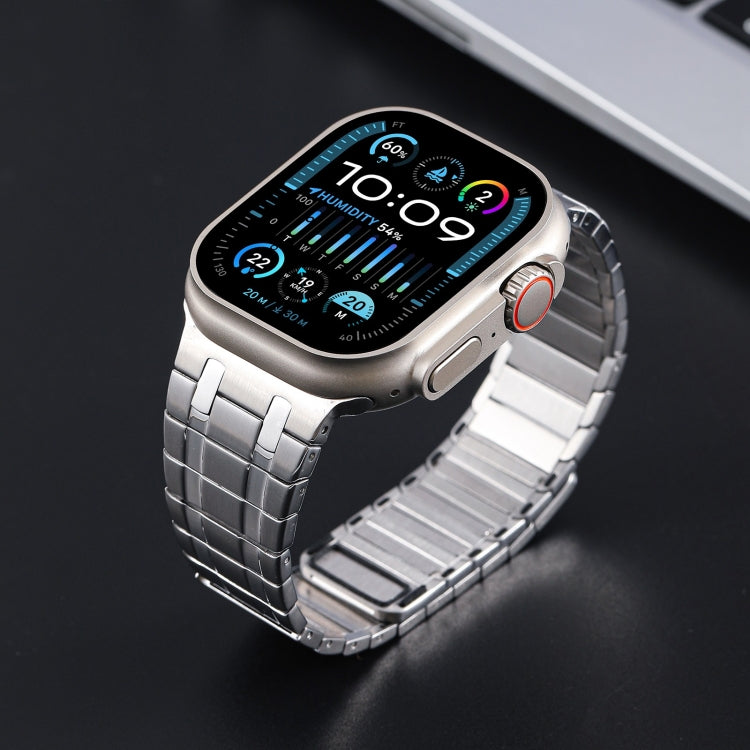 For Apple Watch Series 3 42mm Magnetic Stainless Steel Watch Band(Silver) - free shipping - PMc TechLife - Order now!