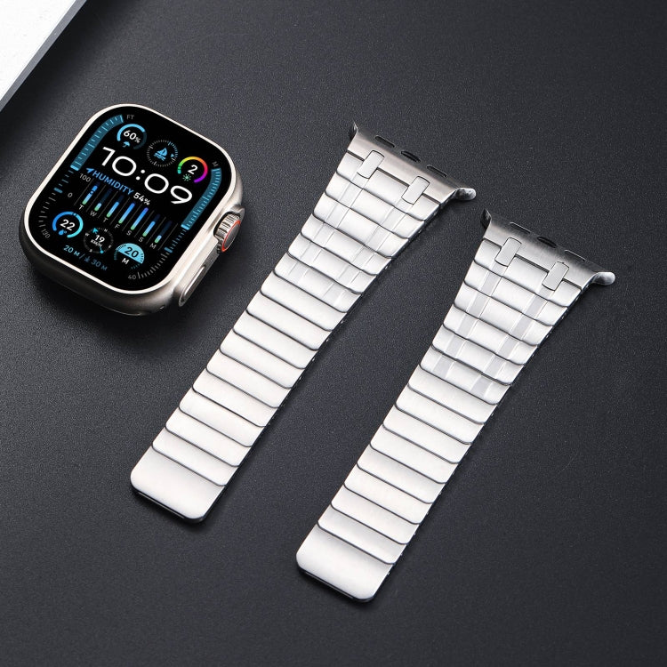 For Apple Watch Series 3 42mm Magnetic Stainless Steel Watch Band(Silver) - free shipping - PMc TechLife - Order now!