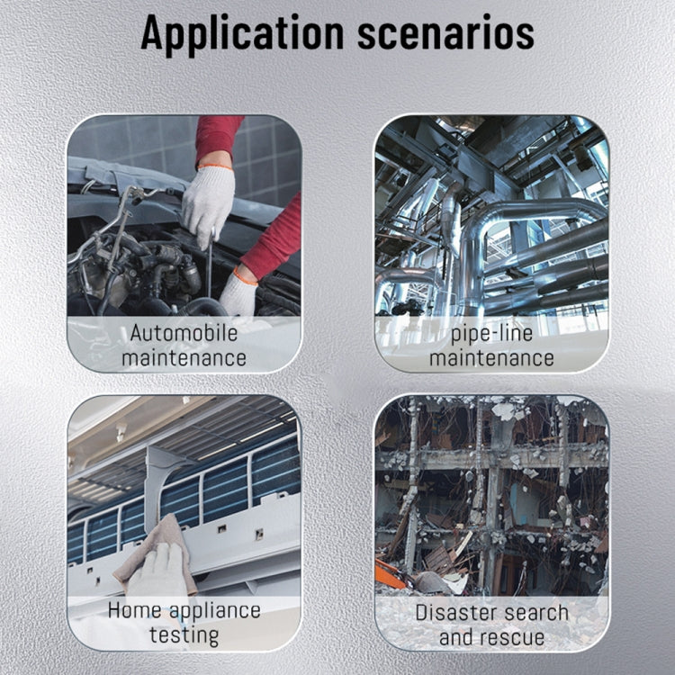 T27 5 inch IPS Color Screen 3.9mm Single Camera Handheld Hard Cable HD Industrial Endoscope, Length:5m(Orange Black) -  by PMC TechLife | Online Shopping South Africa | PMC TechLife | Buy Now Pay Later Mobicred