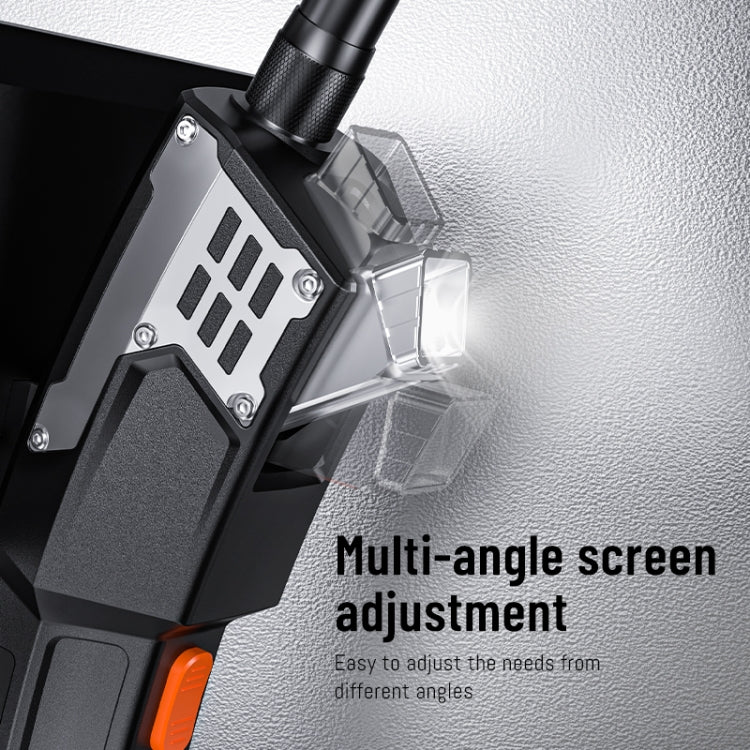 T27 5 inch IPS Color Screen 7.9mm Dual Camera Handheld Hard Cable HD Industrial Endoscope, Length:2m(Orange Black) -  by PMC TechLife | Online Shopping South Africa | PMC TechLife | Buy Now Pay Later Mobicred