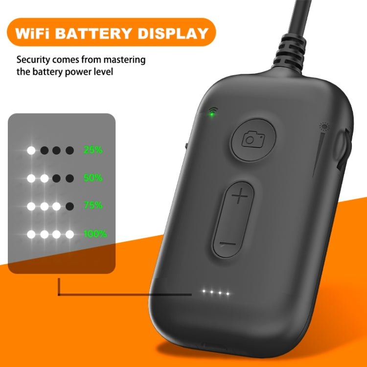 Y15 7.9mm Triple Camera WiFi Connected Hard Cable HD Industrial Endoscope, Length:10m(Black) -  by PMC TechLife | Online Shopping South Africa | PMC TechLife | Buy Now Pay Later Mobicred