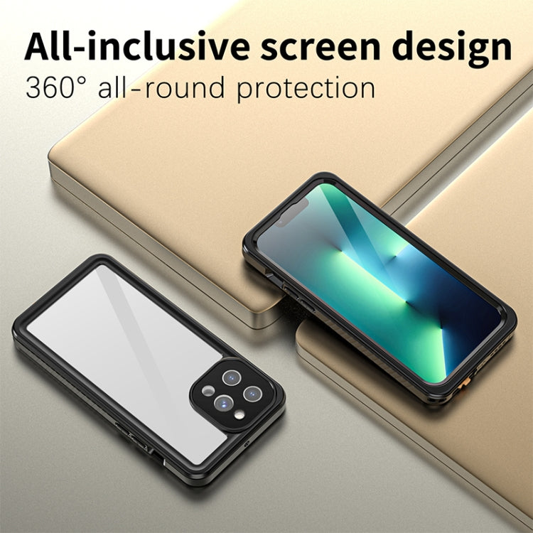 For iPhone 13 Pro Max RedPepper Shockproof IP68 Waterproof PC + TPU Protective Case(Black) - free shipping - PMc TechLife - Order now!