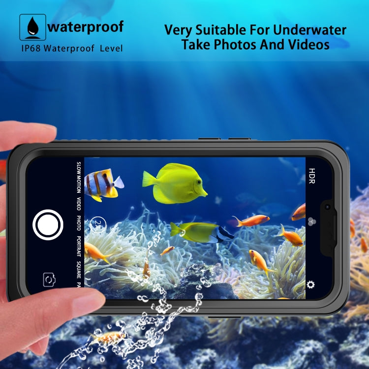 For iPhone 13 Pro RedPepper Shockproof IP68 Waterproof PC + TPU Protective Case(Black) - free shipping - PMc TechLife - Order now!