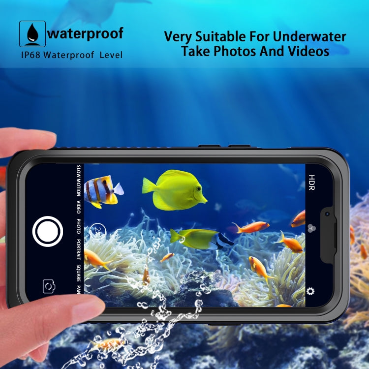 For iPhone 13 RedPepper Shockproof IP68 Waterproof PC + TPU Protective Case(Black) - free shipping - PMc TechLife - Order now!