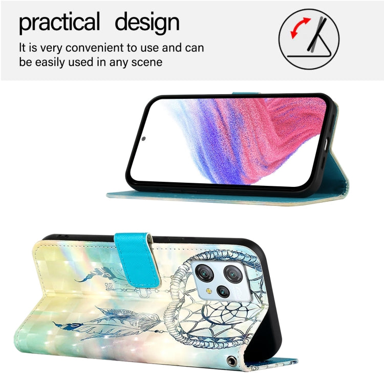 For Blackview A53 3D Painting Horizontal Flip Leather Phone Case(Dream Wind Chimes) - More Brand by PMC TechLife | Online Shopping South Africa | PMC TechLife | Buy Now Pay Later Mobicred
