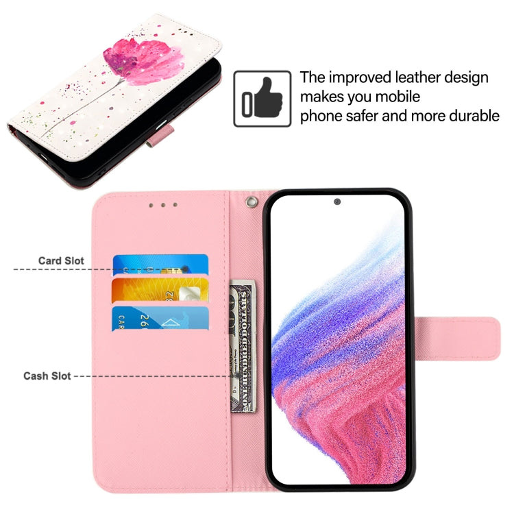 For Blackview A53 3D Painting Horizontal Flip Leather Phone Case(Flower) - More Brand by PMC TechLife | Online Shopping South Africa | PMC TechLife | Buy Now Pay Later Mobicred
