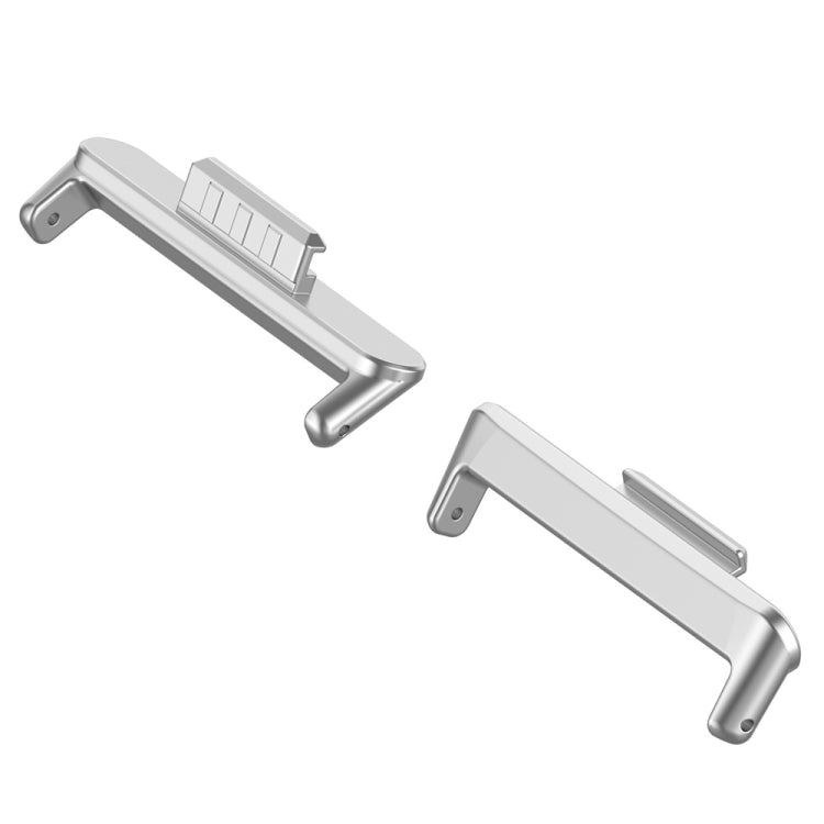 For Huawei Watch Fit3 20mm 1 Pair Zinc Alloy Metal Watch Band Connector(Silver) - free shipping - PMc TechLife - Order now!