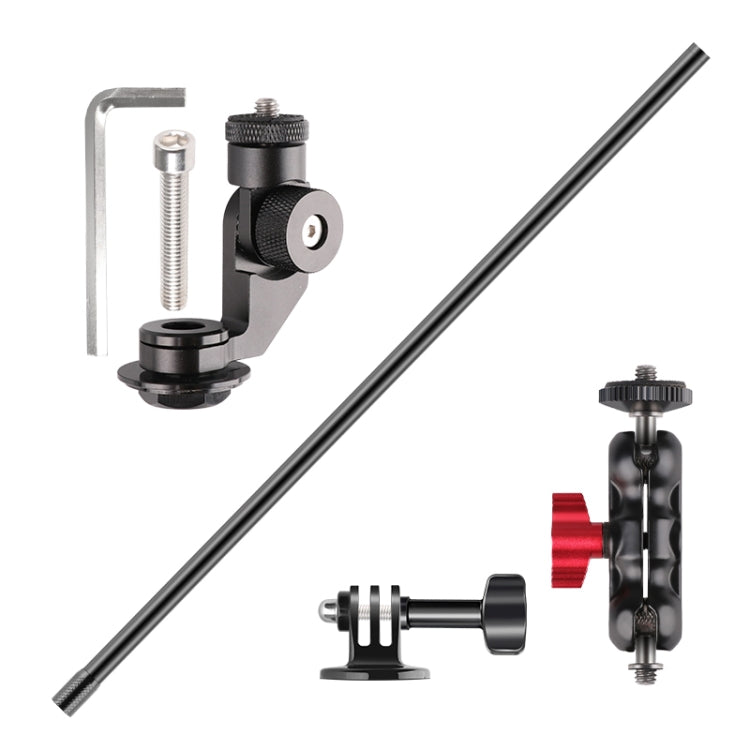 Bicycle Handlebar Holder Pea Clip Adapter 50cm Rod Set - Bicycle Handlebar Mount by PMC TechLife | Online Shopping South Africa | PMC TechLife | Buy Now Pay Later Mobicred