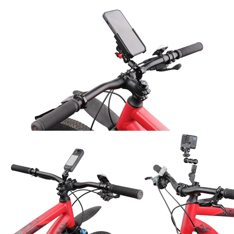Bicycle Handlebar Holder Pea Clip Phone Clamp Set - Bicycle Handlebar Mount by PMC TechLife | Online Shopping South Africa | PMC TechLife | Buy Now Pay Later Mobicred