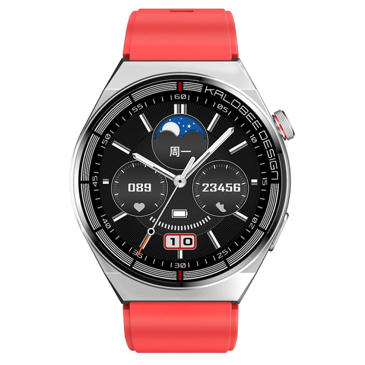 1.3 inch Silicone Band IP68 Waterproof Smart Watch Support Bluetooth Call(Red) - Smart Watches by PMC TechLife | Online Shopping South Africa | PMC TechLife | Buy Now Pay Later Mobicred