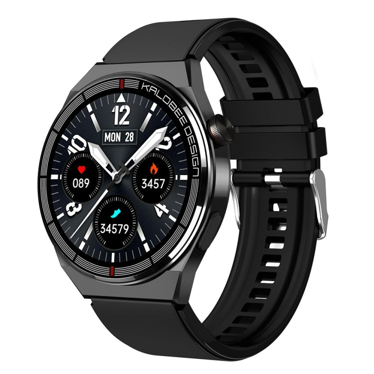1.3 inch Silicone Band IP68 Waterproof Smart Watch Support Bluetooth Call(Black) - Smart Watches by PMC TechLife | Online Shopping South Africa | PMC TechLife | Buy Now Pay Later Mobicred