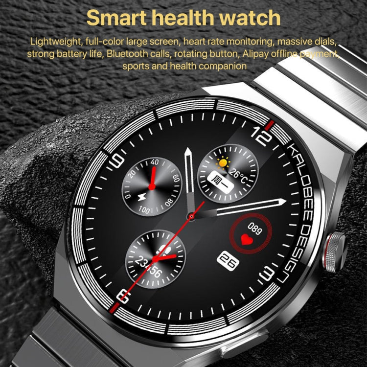 1.3 inch Silicone Band IP68 Waterproof Smart Watch Support Bluetooth Call(Black) - Smart Watches by PMC TechLife | Online Shopping South Africa | PMC TechLife | Buy Now Pay Later Mobicred
