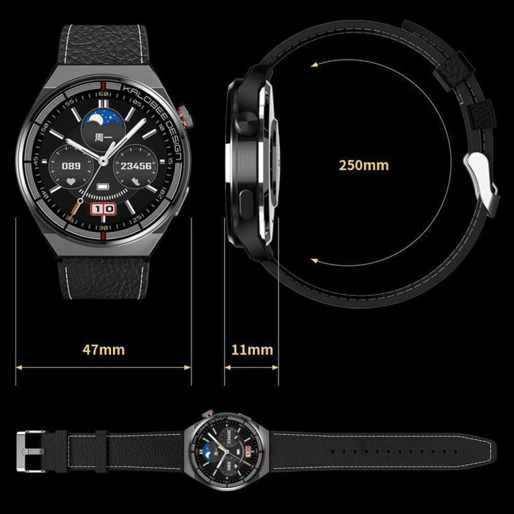 1.3 inch Silicone Band IP68 Waterproof Smart Watch Support Bluetooth Call(Black) - Smart Watches by PMC TechLife | Online Shopping South Africa | PMC TechLife | Buy Now Pay Later Mobicred