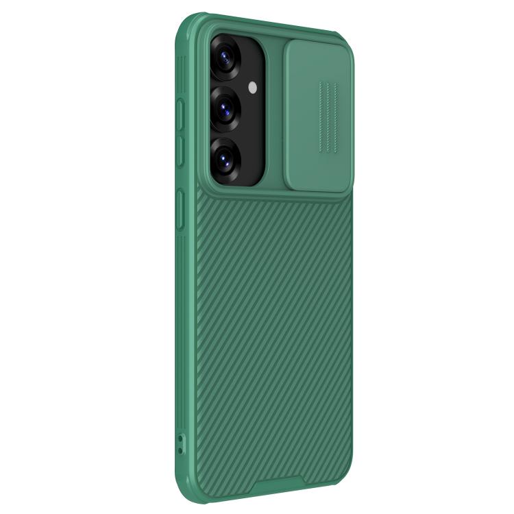 For Samsung Galaxy S25+ 5G NILLKIN Black Mirror Pro Series Camshield PC Phone Case(Green) - Galaxy S25+ 5G Cases by NILLKIN | Online Shopping South Africa | PMc TechLife | Buy Now Pay Later Mobicred