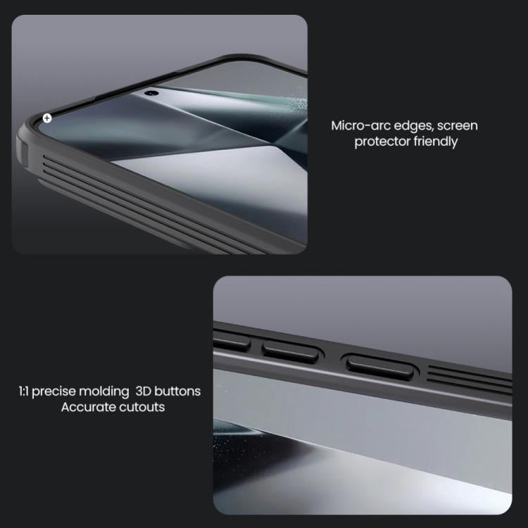 For Samsung Galaxy S25+ 5G NILLKIN Black Mirror Pro Series Camshield PC Phone Case(Green) - Galaxy S25+ 5G Cases by NILLKIN | Online Shopping South Africa | PMc TechLife | Buy Now Pay Later Mobicred