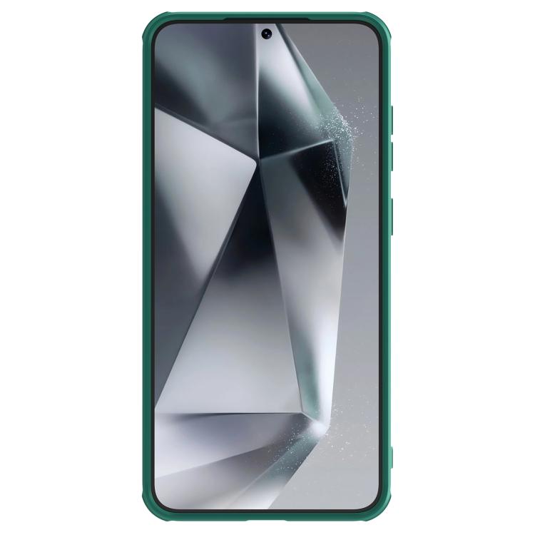 For Samsung Galaxy S25+ 5G NILLKIN Black Mirror Pro Series Camshield PC Phone Case(Green) - Galaxy S25+ 5G Cases by NILLKIN | Online Shopping South Africa | PMc TechLife | Buy Now Pay Later Mobicred