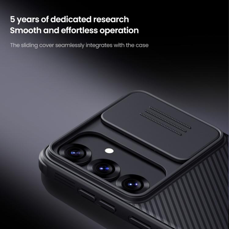 For Samsung Galaxy S25+ 5G NILLKIN Black Mirror Pro Series Camshield PC Phone Case(Green) - Galaxy S25+ 5G Cases by NILLKIN | Online Shopping South Africa | PMc TechLife | Buy Now Pay Later Mobicred