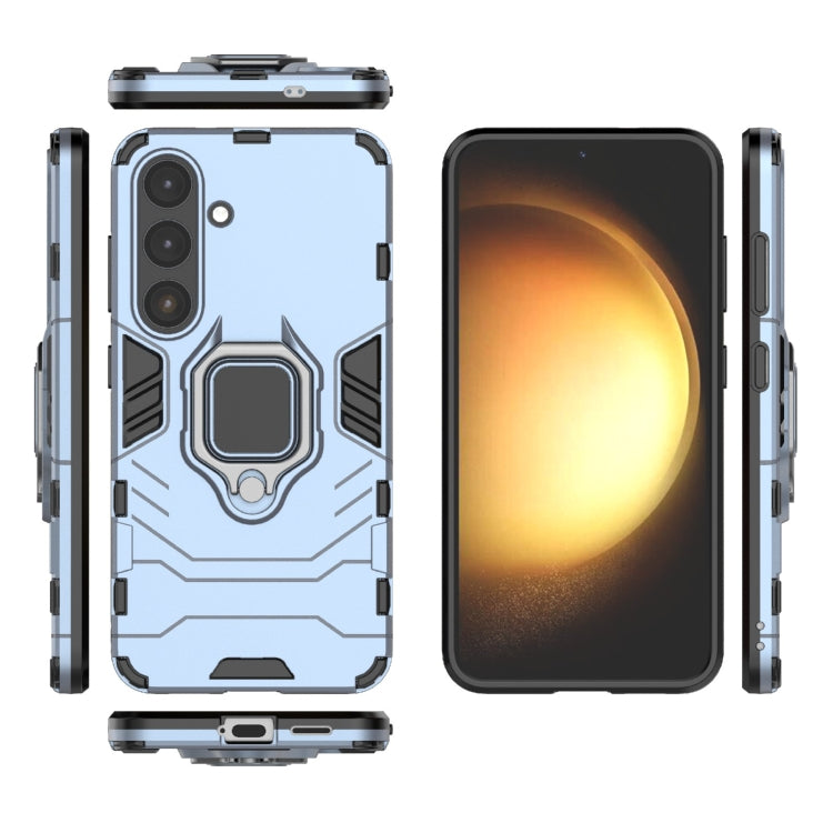 For Samsung Galaxy S25 5G PC + TPU Shockproof Protective Phone Case with Magnetic Ring Holder(Navy Blue) - free shipping - PMC TechLife - Order now!