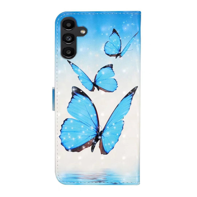For Samsung Galaxy S25+ 5G Oil Embossed 3D Drawing Leather Phone Case(3 Butterflies) - Galaxy S25+ 5G Cases by PMC TechLife | Online Shopping South Africa | PMC TechLife | Buy Now Pay Later Mobicred