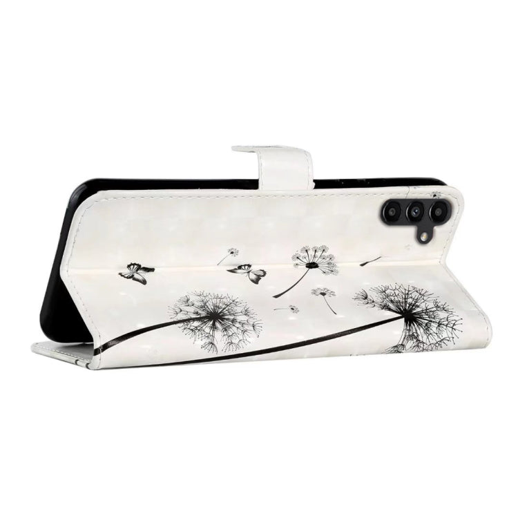 For Samsung Galaxy S25+ 5G Oil Embossed 3D Drawing Leather Phone Case(Couple Dandelion) - Galaxy S25+ 5G Cases by PMC TechLife | Online Shopping South Africa | PMC TechLife | Buy Now Pay Later Mobicred