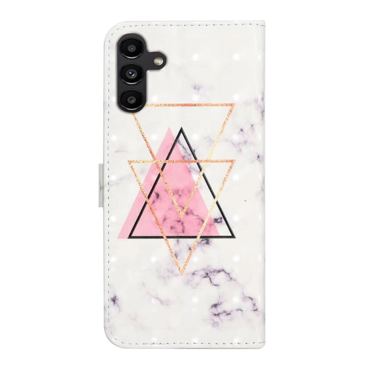 For Samsung Galaxy S25+ 5G Oil Embossed 3D Drawing Leather Phone Case(Triangular Marble) - Galaxy S25+ 5G Cases by PMC TechLife | Online Shopping South Africa | PMC TechLife | Buy Now Pay Later Mobicred