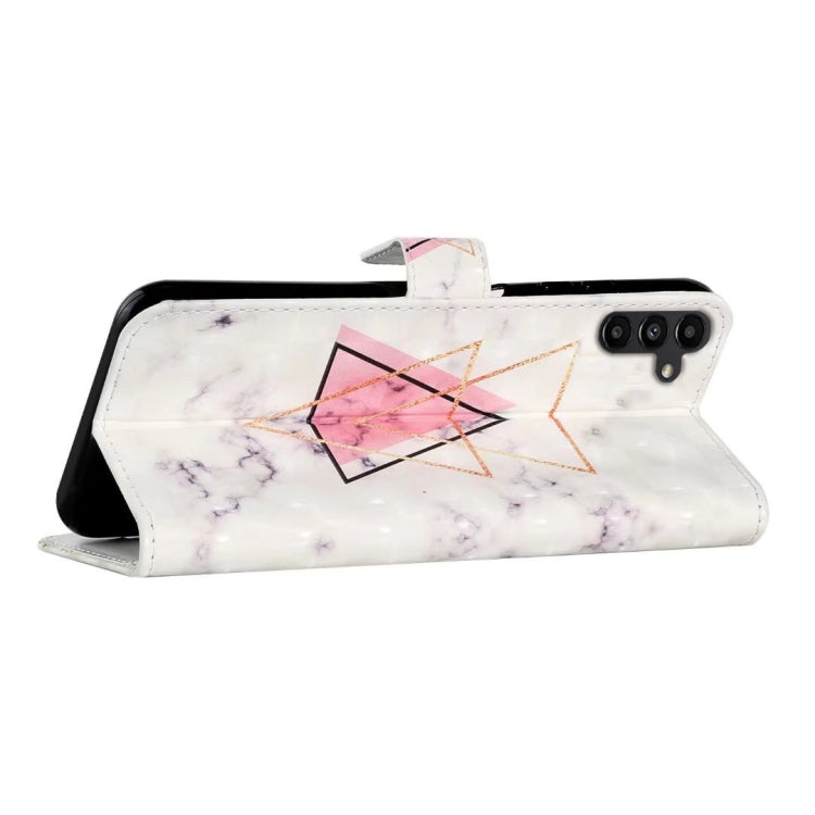 For Samsung Galaxy S25+ 5G Oil Embossed 3D Drawing Leather Phone Case(Triangular Marble) - Galaxy S25+ 5G Cases by PMC TechLife | Online Shopping South Africa | PMC TechLife | Buy Now Pay Later Mobicred