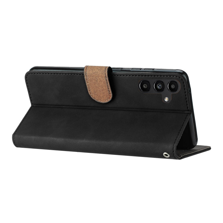 For Samsung Galaxy S25+ 5G Seven Butterflies Embossed Leather Phone Case(Black) - Galaxy S25+ 5G Cases by PMC Jewellery | Online Shopping South Africa | PMC Jewellery | Buy Now Pay Later Mobicred