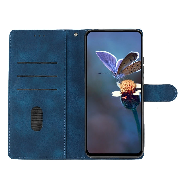 For Samsung Galaxy S25 5G Cherry Blossom Butterfly Skin Feel Embossed PU Phone Case(Blue) - Galaxy S25 5G Cases by PMC Jewellery | Online Shopping South Africa | PMC Jewellery | Buy Now Pay Later Mobicred