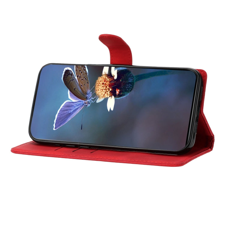 For Samsung Galaxy S25 Ultra 5G Cherry Blossom Butterfly Skin Feel Embossed PU Phone Case(Red) - Galaxy S25 Ultra 5G Cases by PMC TechLife | Online Shopping South Africa | PMC TechLife | Buy Now Pay Later Mobicred