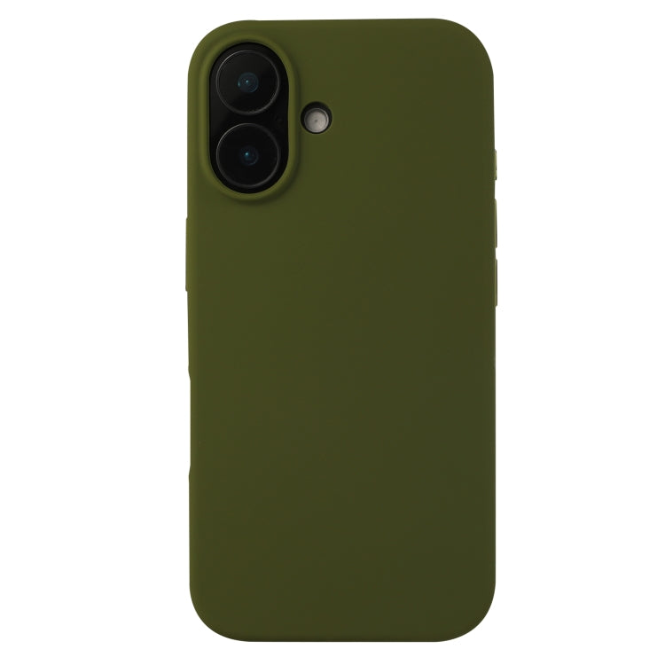 For iPhone 16 Liquid Silicone Phone Case(Pine Green) - free shipping - PMC TechLife - Order now!