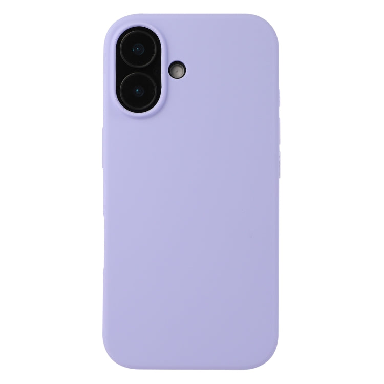 For iPhone 16 Plus Liquid Silicone Phone Case(Purple) - iPhone 16 Plus Cases by PMC TechLife | Online Shopping South Africa | PMC TechLife | Buy Now Pay Later Mobicred