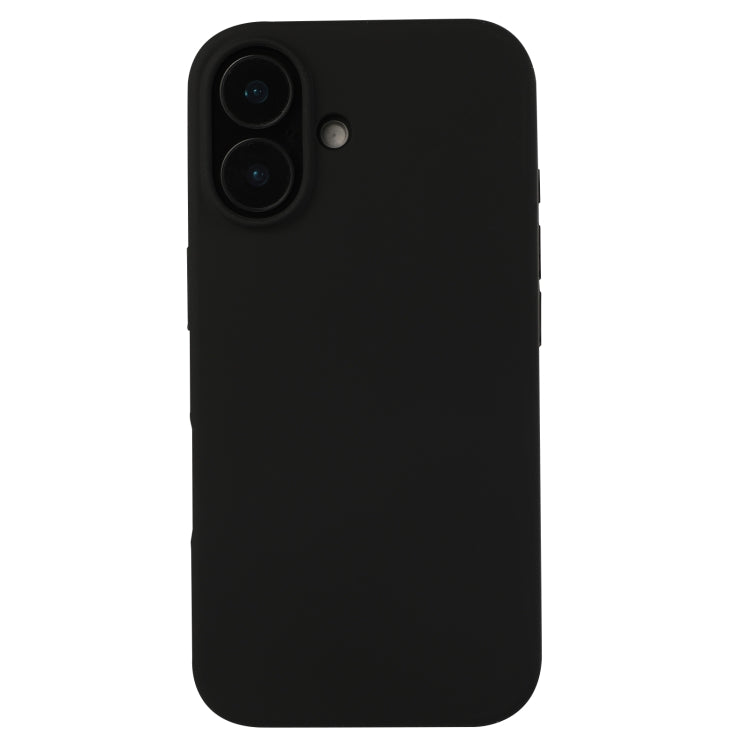 For iPhone 16 Plus Liquid Silicone Phone Case(Black) - iPhone 16 Plus Cases by PMC TechLife | Online Shopping South Africa | PMC TechLife | Buy Now Pay Later Mobicred