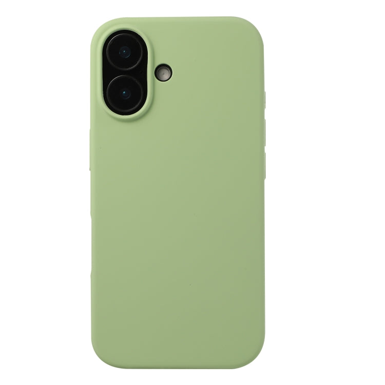 For iPhone 16 Plus Liquid Silicone Phone Case(Matcha Green) - iPhone 16 Plus Cases by PMC TechLife | Online Shopping South Africa | PMC TechLife | Buy Now Pay Later Mobicred